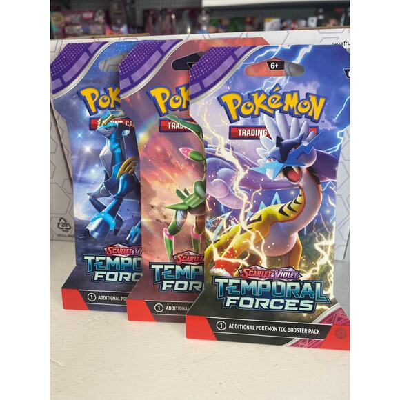 Pokémon TCG Scarlet & Violet Temporal Forces Booster Pack - Picture 1 of 2